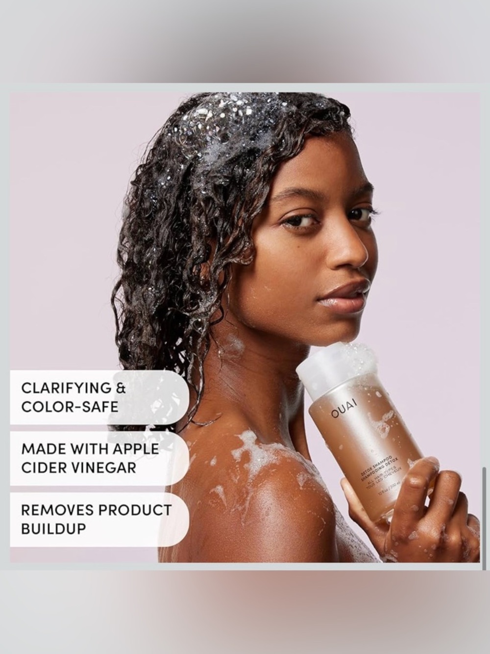 NIB: OUAI Scrub It All A-Ouai Set Detox Shampoo & Body Scrub Kit - Picture 11 of 13